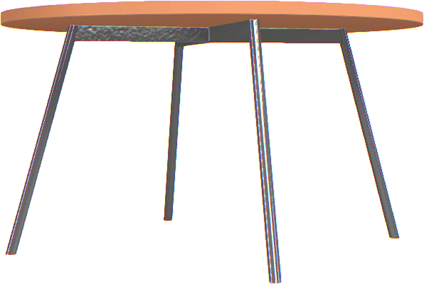 Stolik kawowy wysoki Creative nude