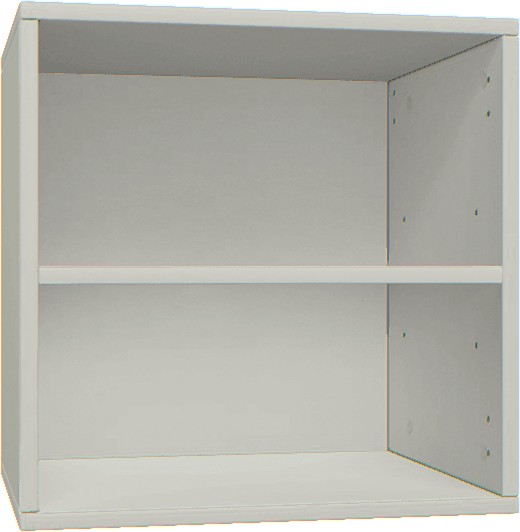 Nadstawka regału pojedynczego Creative szary