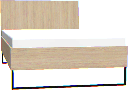 Łóżko 120x200 Creative dąb jasny