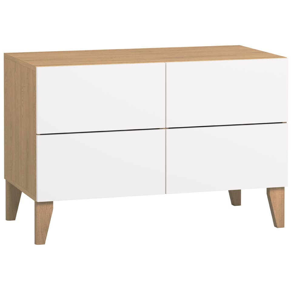 Szafka korytarzowa Creative dąb miodowy-biały